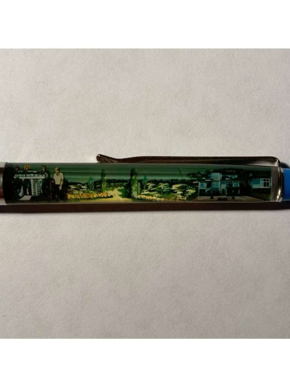 The Butchart Gardens Victoria Canada Floaty Pen Floral Flower Souvenir Promo Vtg